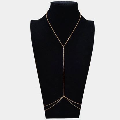 Sexy Layered Body Chain Gold Body Belly Chain Beach Party Body Jewelry for Women
