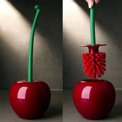 Cherry Elegance Toilet Brush – Stylish & Functional Bathroom Accessory