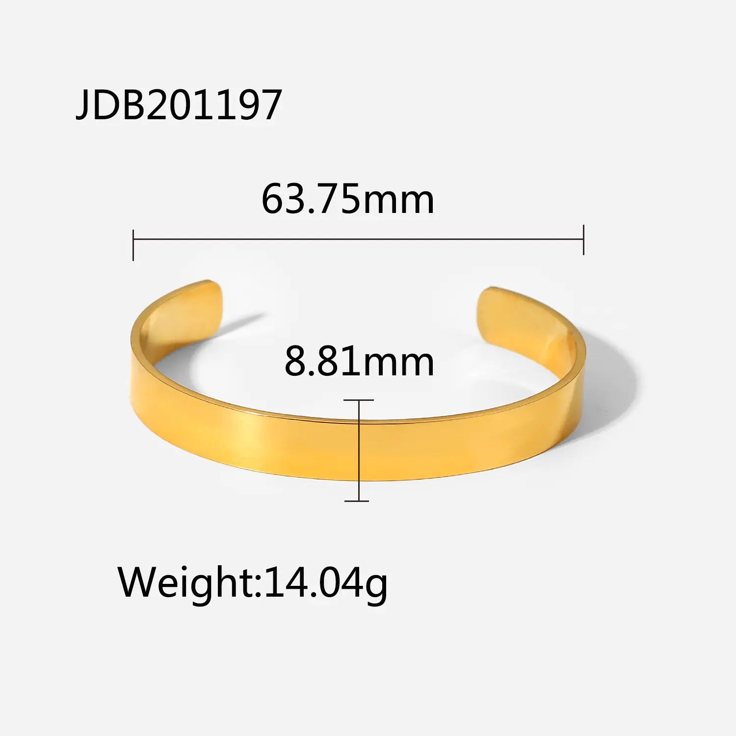 Vintage Stainless Steel Bangle Bracelet – Elegant Gold Plated