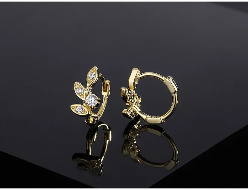 925 Sterling Silver Hot Sale Korean hoop Earrings For Women Simple Temperament Exquisite Hot Semale Sexy Jewelry Gift