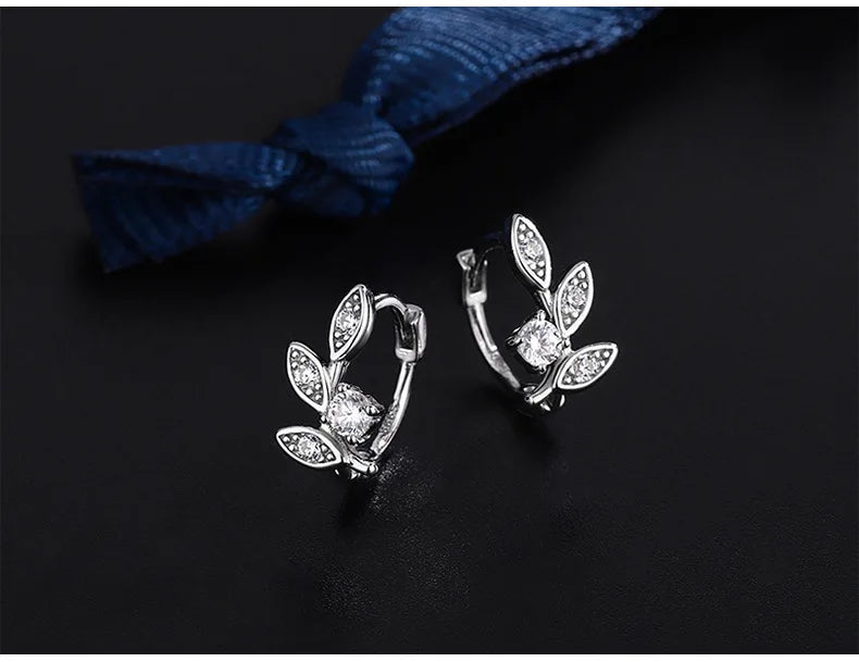 925 Sterling Silver Hot Sale Korean hoop Earrings For Women Simple Temperament Exquisite Hot Semale Sexy Jewelry Gift