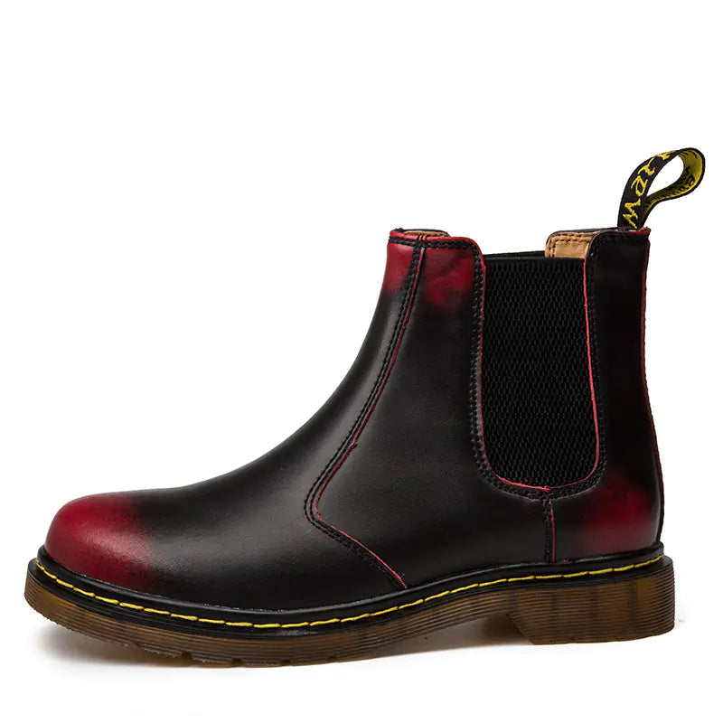 Autumn Thick-Heeled Chelsea Boots for Women – Trendy Fall Fashion